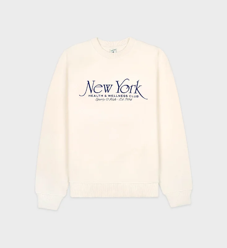 CrewneckcasualNY 94 Crewneck - Cream/Navy