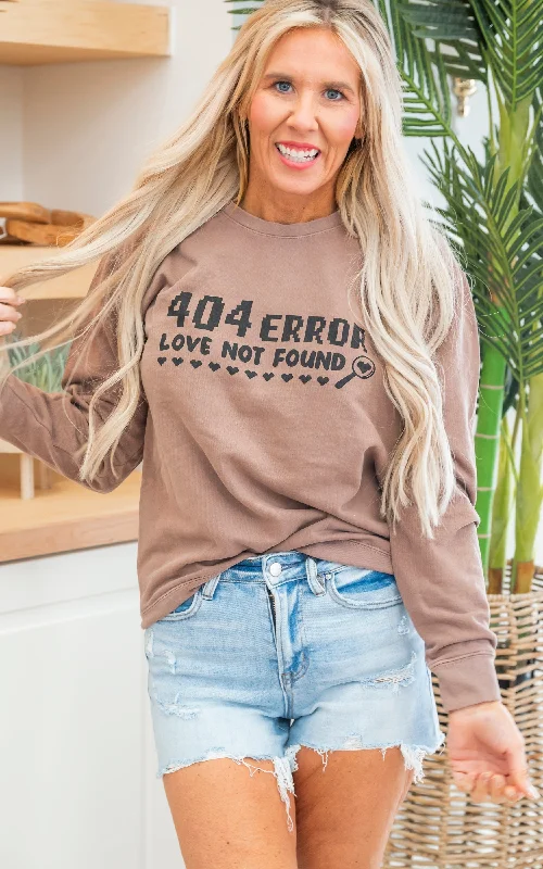 Crewneckplatform404 Error: Love Not Found Comfort Colors Lightweight Crewneck Sweatshirt*