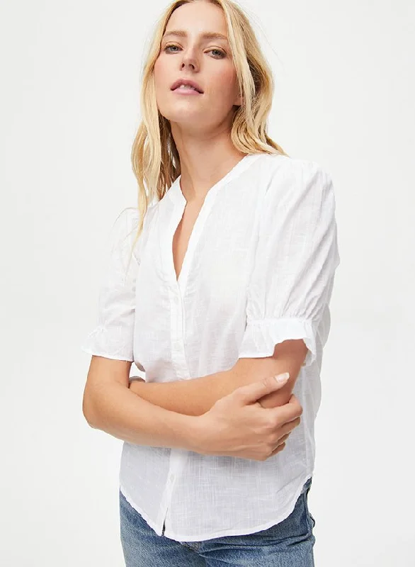 Cashmere ShirtsAlessa Button Down Blouse