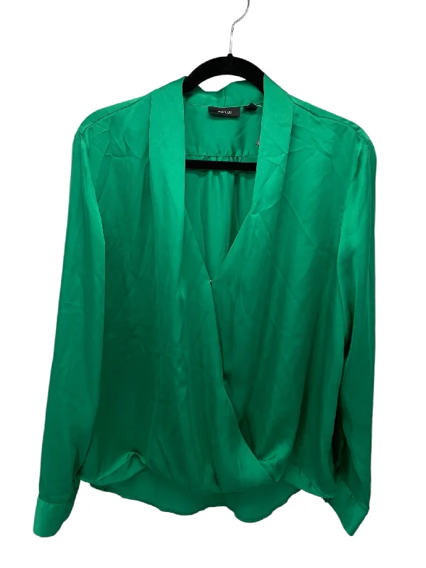 Streetwear ShirtsApt 9 Misses Size XL Green LS Blouse