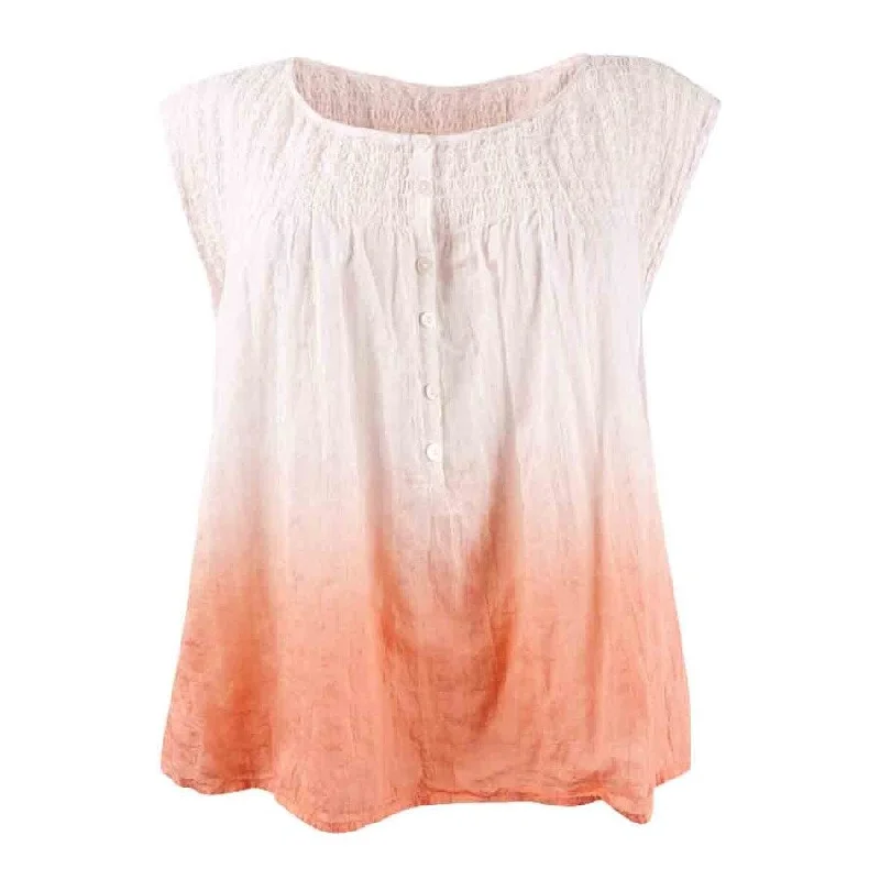 Cashmere ShirtsFree People Women's Little Bit of Something Ombre Blouse