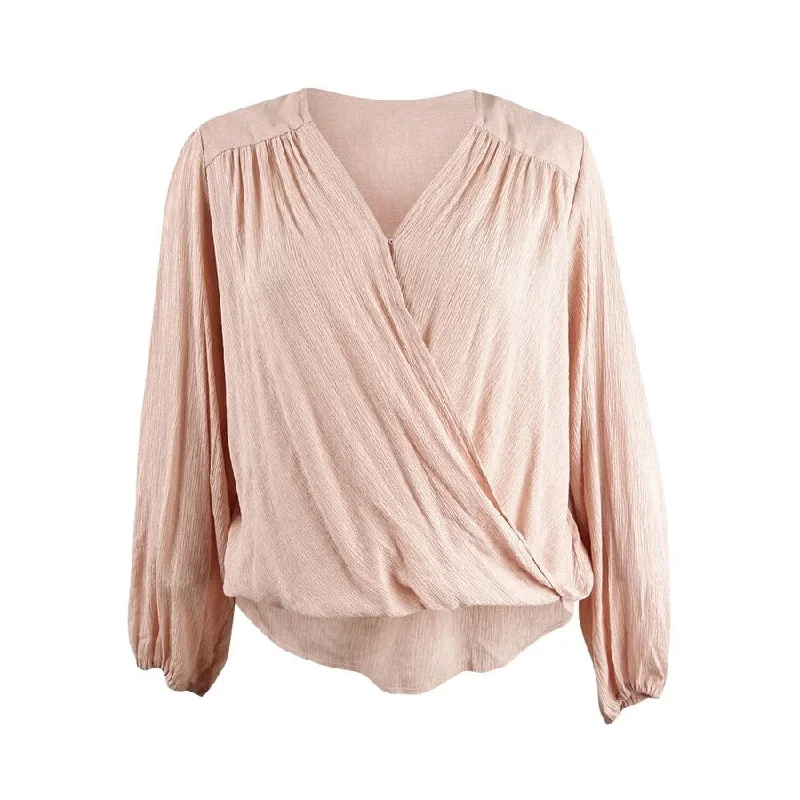 Satin ShirtsFree People Women's Wrap Blouse