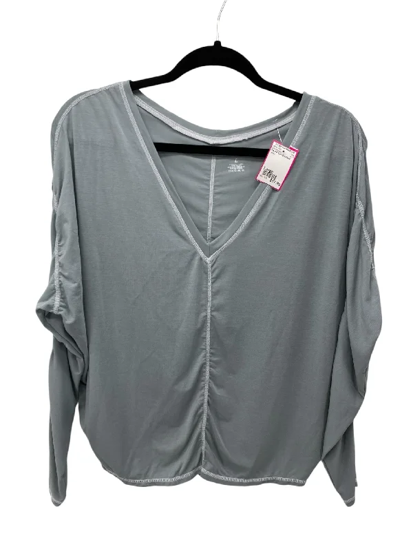 Quick-Dry ShirtsIt's SO You Boutique Misses Size Large Grey 3/4 Blouse