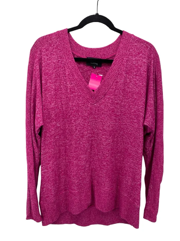 Polyester ShirtsIt's SO You Boutique Misses Size Medium Magenta LS Blouse