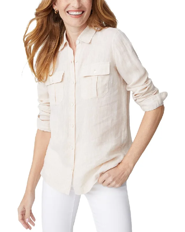 Ribbed Cuff ShirtsJ.McLaughlin Trove Linen Blouse