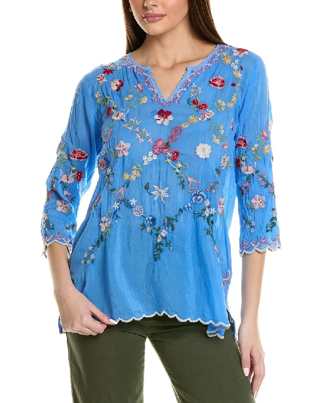 Floral ShirtsJohnny Was Daisy Petal Blouse