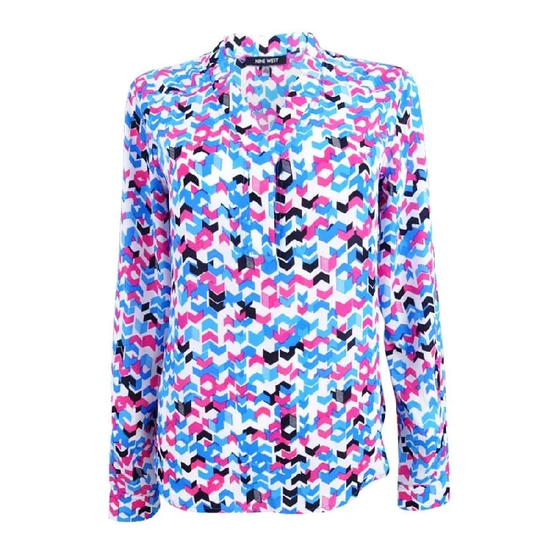 Painted ShirtsNine West Women's Printed Blouse