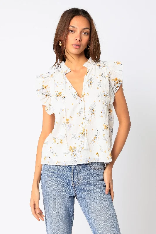 Branded ShirtsFlutter Blouse