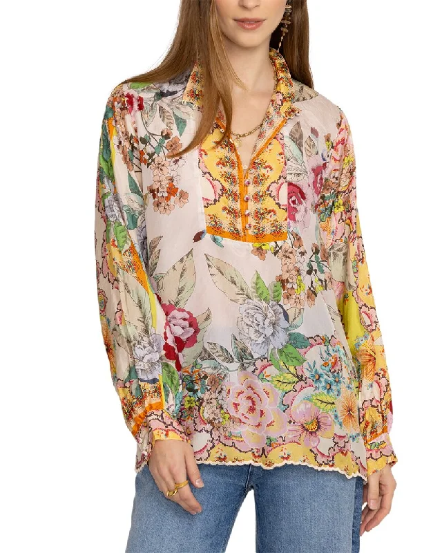 Rainproof ShirtsJohnny Was Rossy Silk Blouse