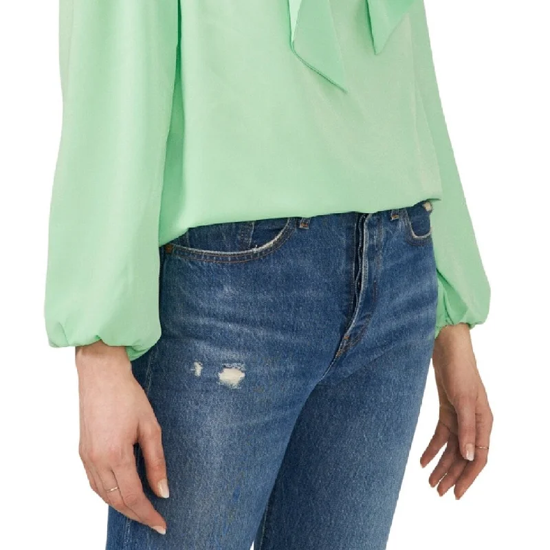 Luxury ShirtsRiley & Rae Women's Maybelle Blouse Green Size Small