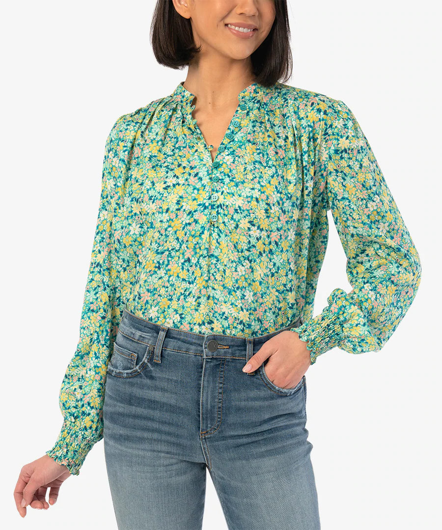 Pocket ShirtsSharay Pleated Blouse