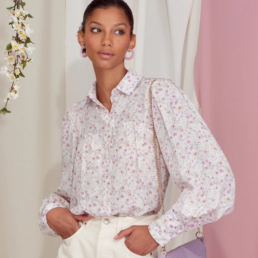 Floral ShirtsSimplicity Blouse S9467