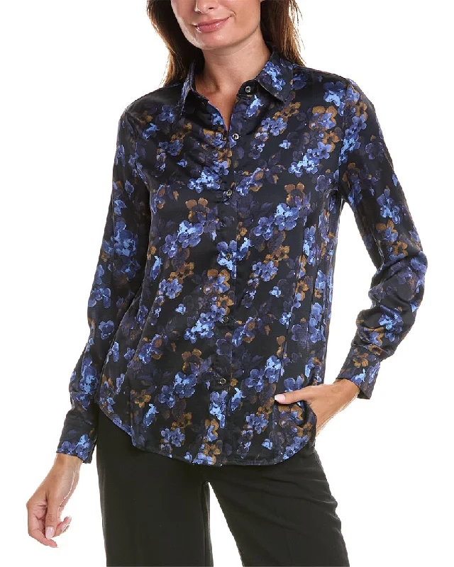 Statement ShirtsT Tahari Collared Blouse