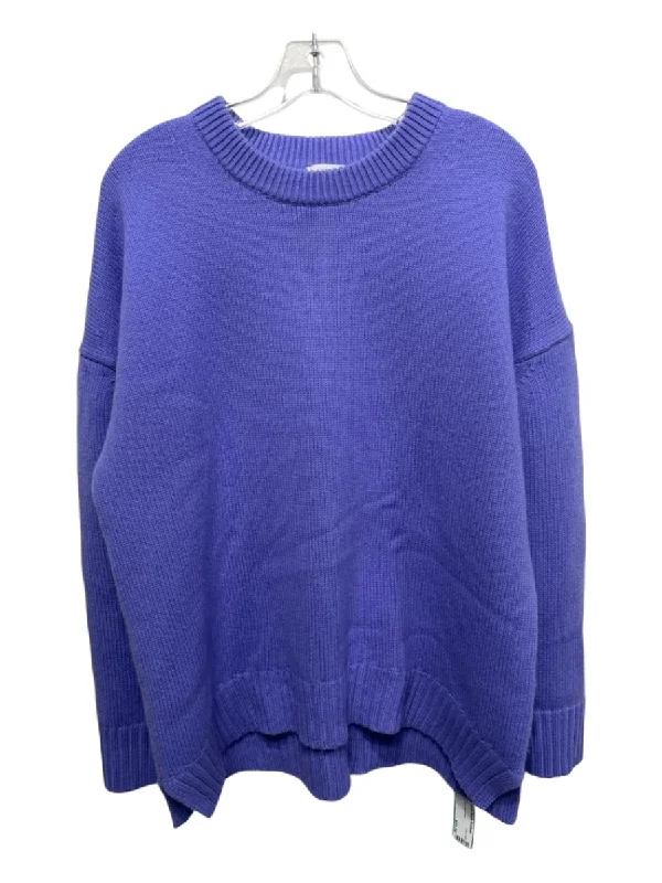 A.L.C. Size XS Purple Wool SweaterCable Knit Tops