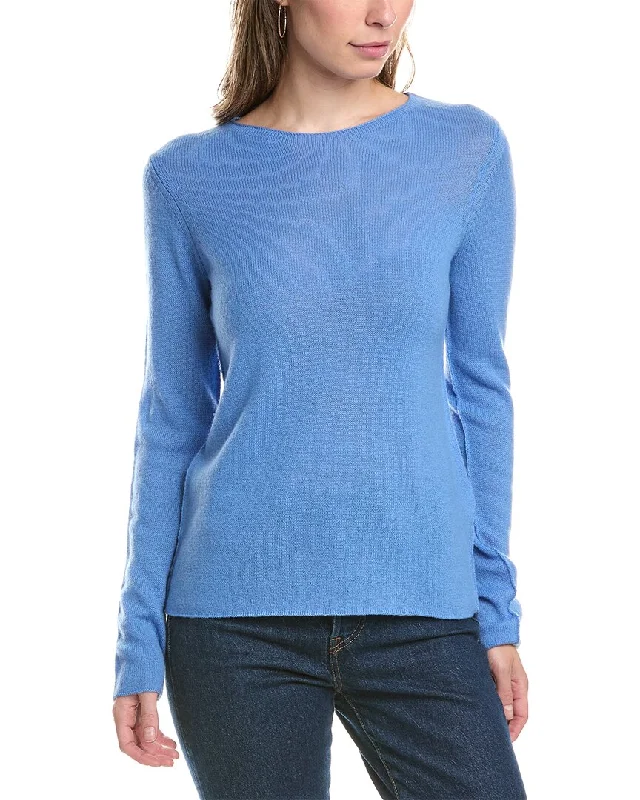 Vince Trimless Wool & Cashmere-Blend SweaterFishing Knit Tops