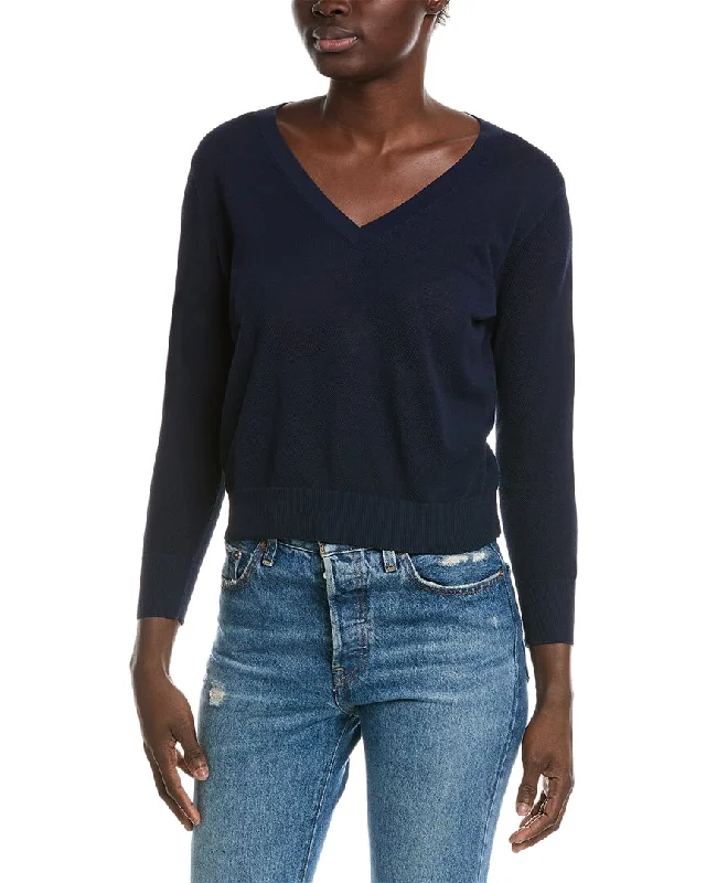 Vince 3/4-Sleeve SweaterDesigner Knit Tops