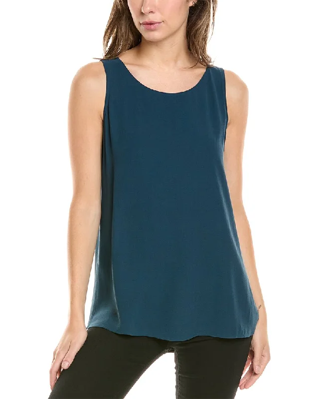 Eileen Fisher Petite Silk TunicSheer Knit Tops