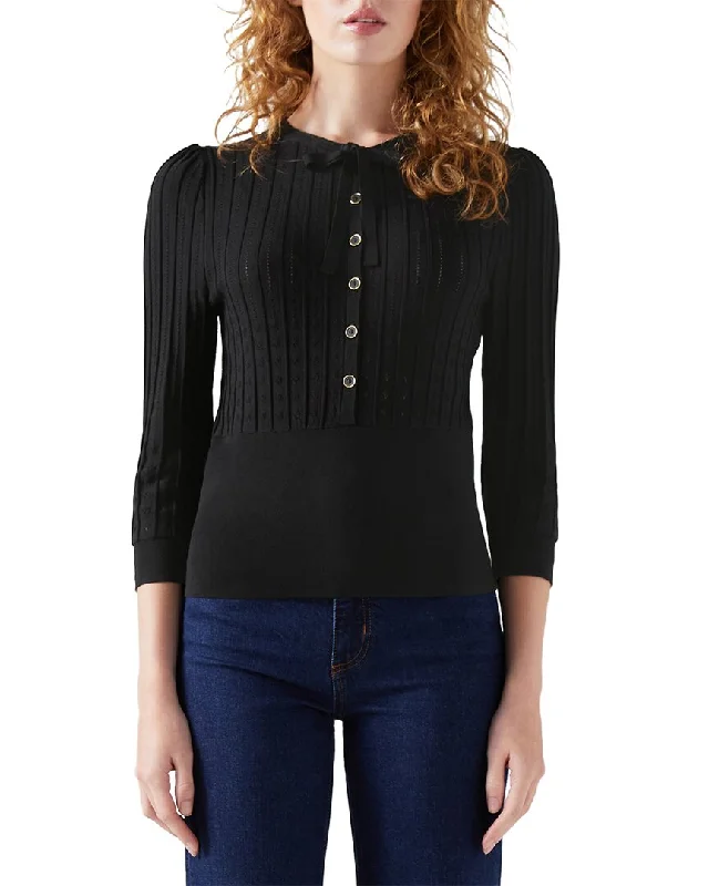 Lk Bennett Freida Knitted TopStudded Knit Tops