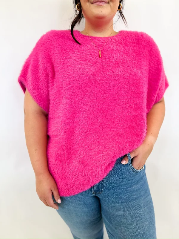 Bryson Pink SweaterLayered Knit Tops