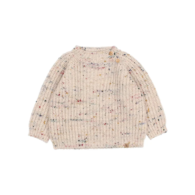 Buho Natural Bb Botonato Sweater (Jumper)Lace Knit Tops