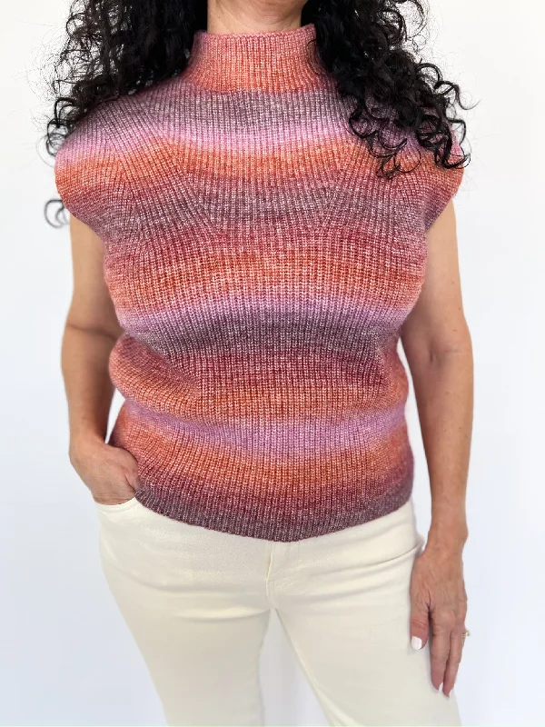 Muled Multi Abelia Knit SweaterDesigner Knit Tops