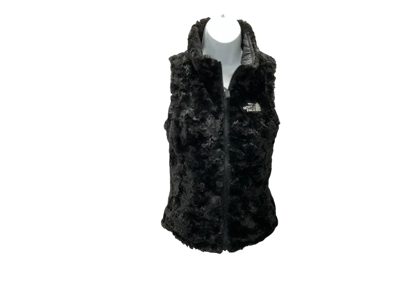 North Face Girls Rev Vest Black MFormal Knit Tops