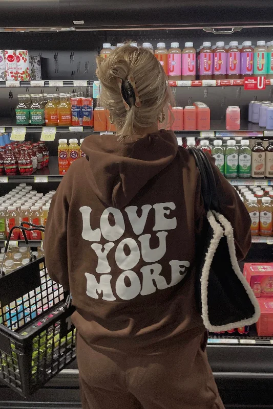 Love You More HoodieRecycled Fabric Knit Tops