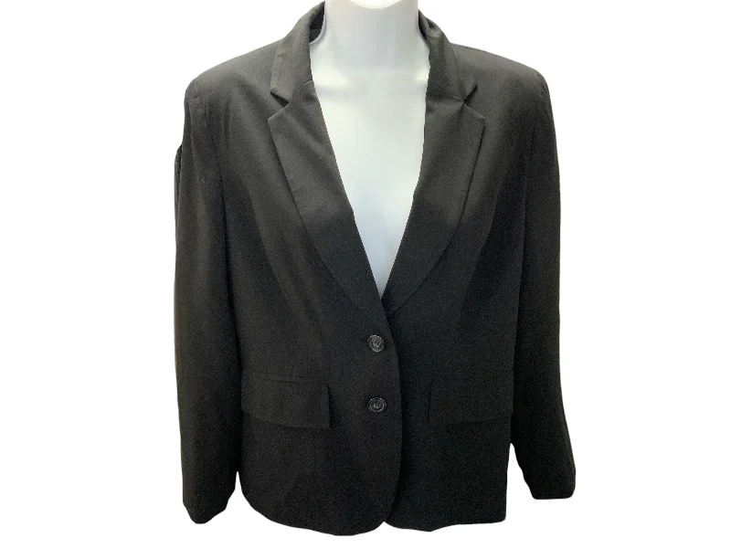 Worthington Women's Blazer Black 10PMetallic Knit Tops